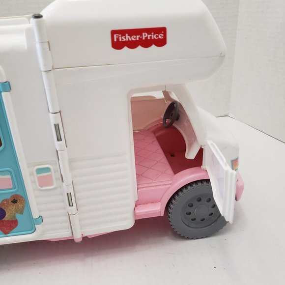 Vintage Fisher Price RV Loving Family Vacation Camper 1998 90s Y2K 2000 - Picture 10 of 16